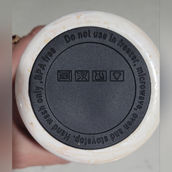 🔥2For$20  Tumbler "Perfectly Imperfect" Purple, Blue, Black, Gold Marbled - Picture 7 of 10